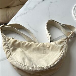 Uniqlo Cream Crossbody Bag